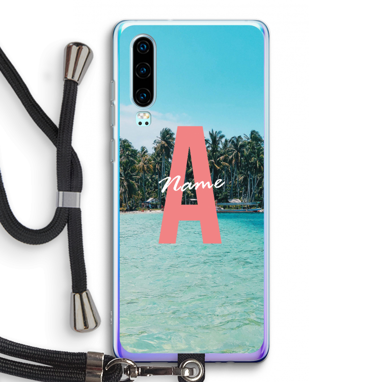 Pacific Dream: Huawei P30 Transparant Hoesje met koord