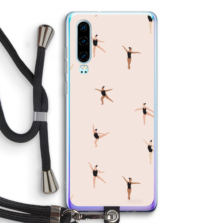 Dancing #1: Huawei P30 Transparant Hoesje met koord