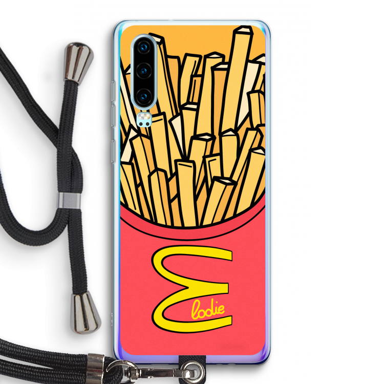 McElodie: Huawei P30 Transparant Hoesje met koord