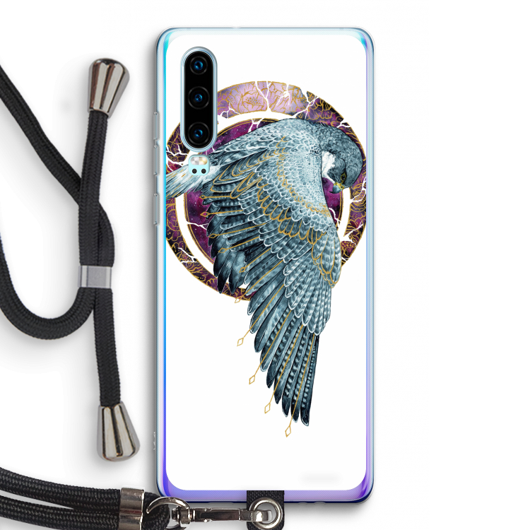 Golden Falcon: Huawei P30 Transparant Hoesje met koord