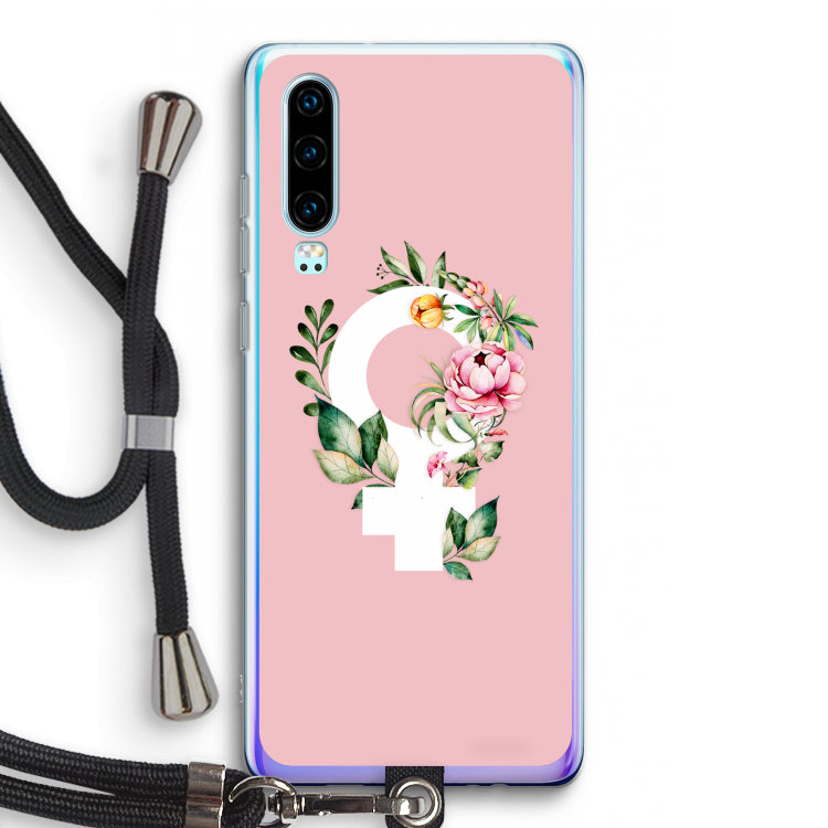 Venus: Huawei P30 Transparant Hoesje met koord
