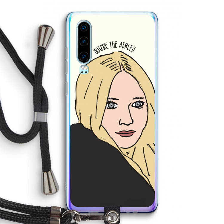 Ashley: Huawei P30 Transparant Hoesje met koord