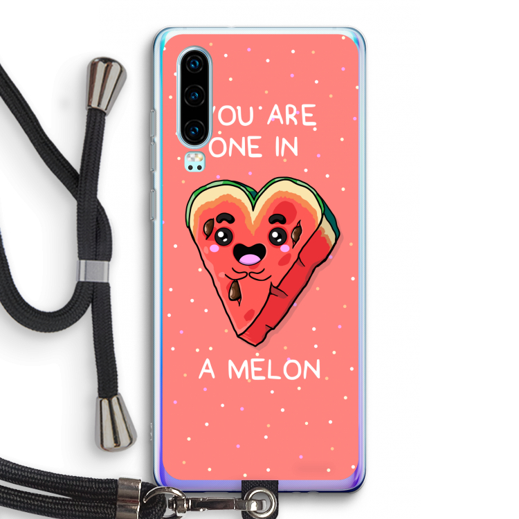 One In A Melon: Huawei P30 Transparant Hoesje met koord