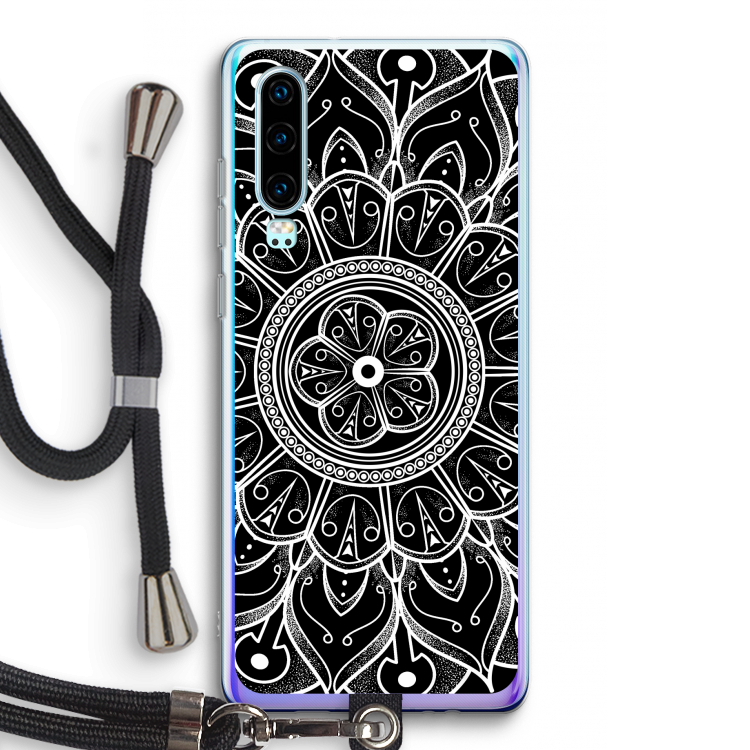 Roses Are Red: Huawei P30 Transparant Hoesje met koord