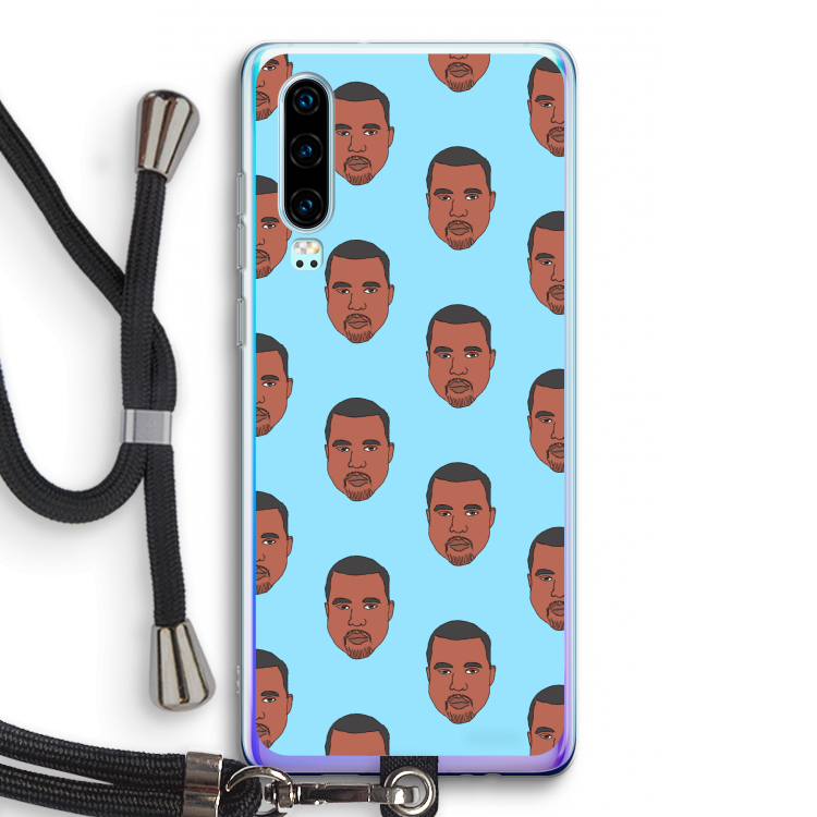 Kanye Call Me?: Huawei P30 Transparant Hoesje met koord