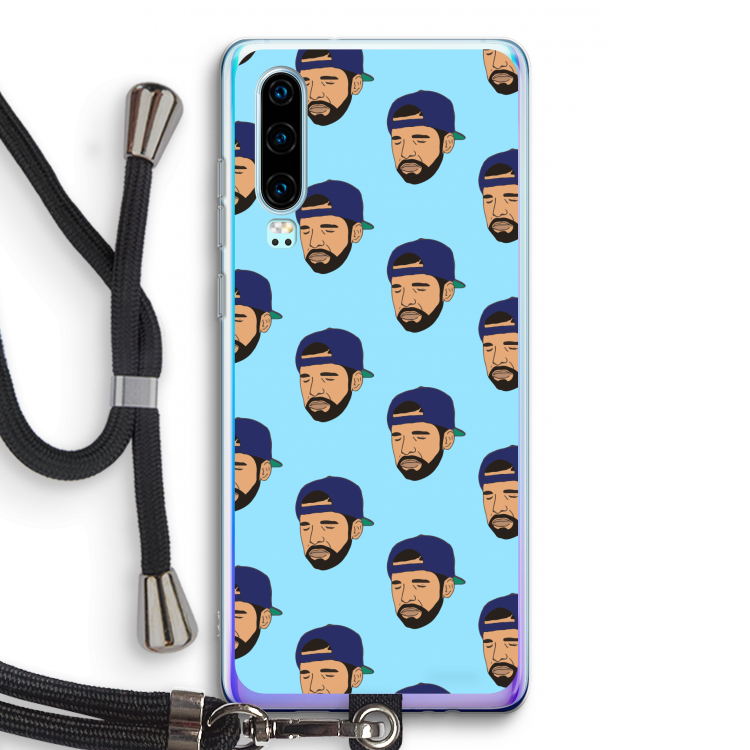 Drake Away: Huawei P30 Transparant Hoesje met koord