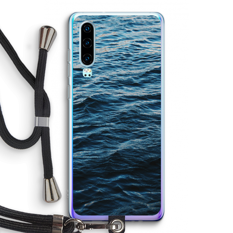 Oceaan: Huawei P30 Transparant Hoesje met koord