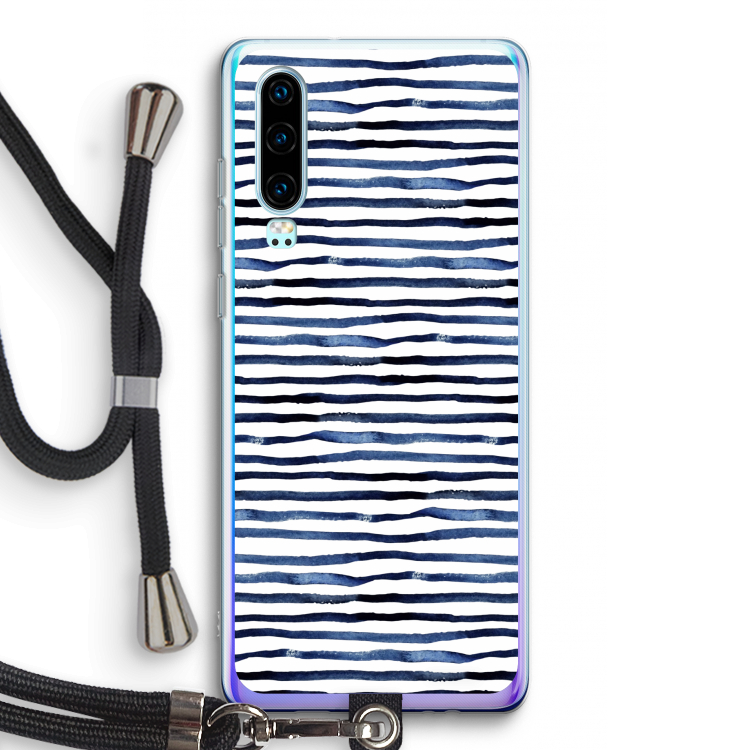 Verrassende lijnen: Huawei P30 Transparant Hoesje met koord