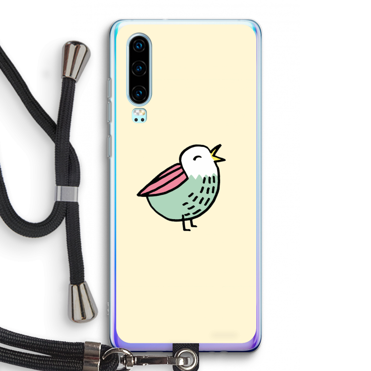 Birdy: Huawei P30 Transparant Hoesje met koord