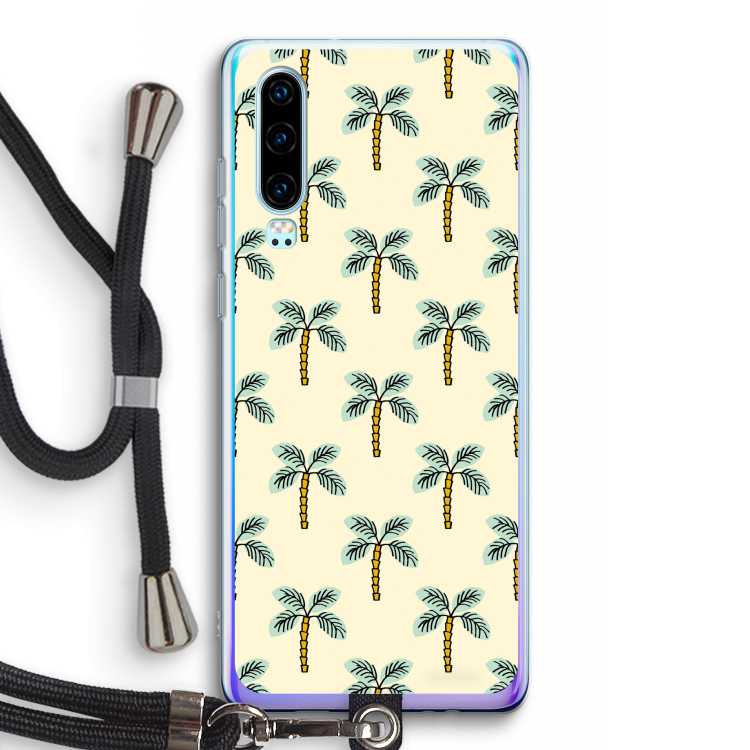 Paradise: Huawei P30 Transparant Hoesje met koord
