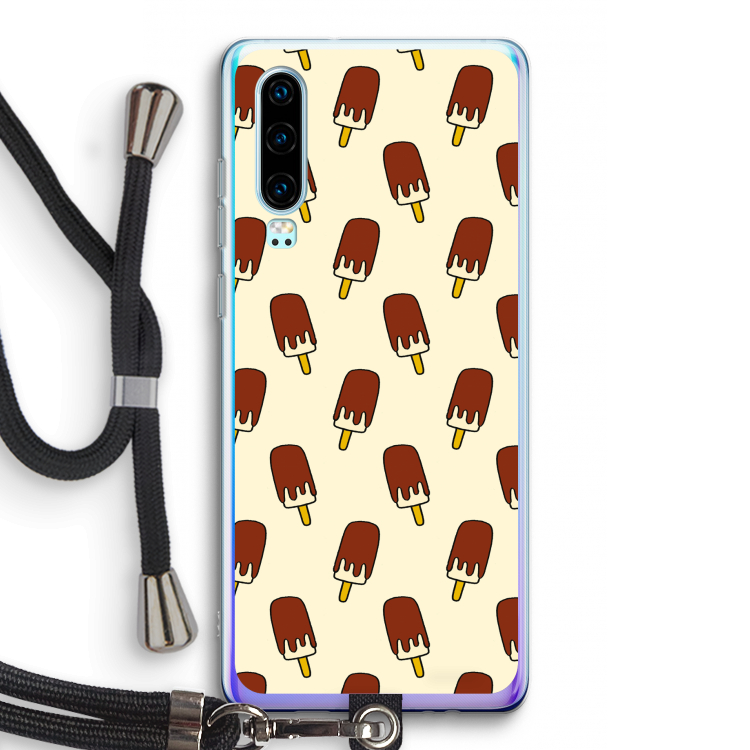 Yummy: Huawei P30 Transparant Hoesje met koord