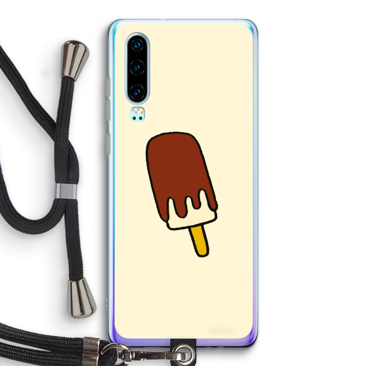 Frisco: Huawei P30 Transparant Hoesje met koord