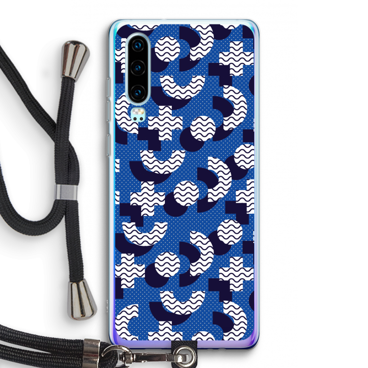 8-bit N°5: Huawei P30 Transparant Hoesje met koord
