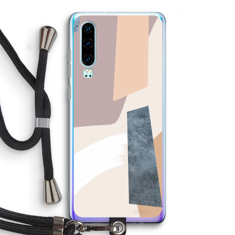 Luca: Huawei P30 Transparant Hoesje met koord