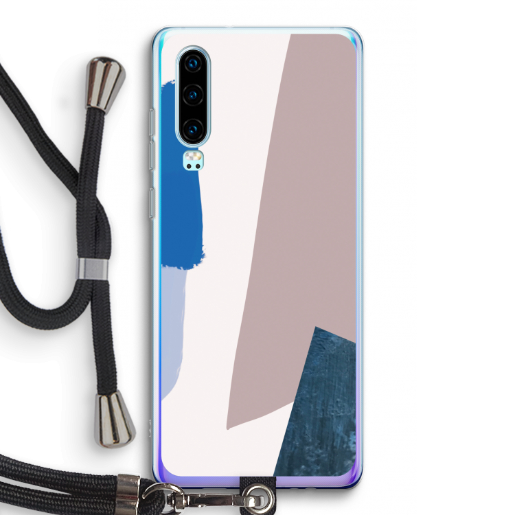 Lapis: Huawei P30 Transparant Hoesje met koord