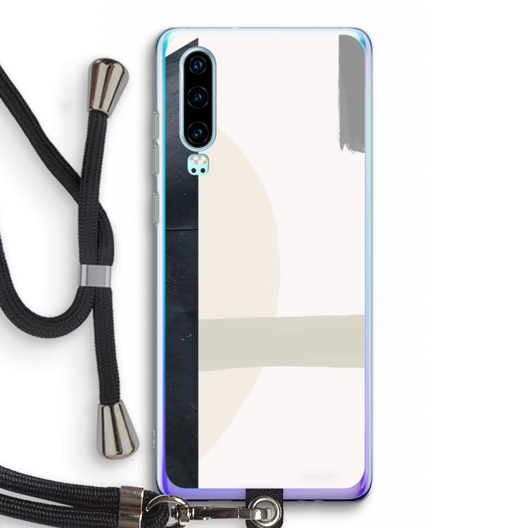 Baca: Huawei P30 Transparant Hoesje met koord