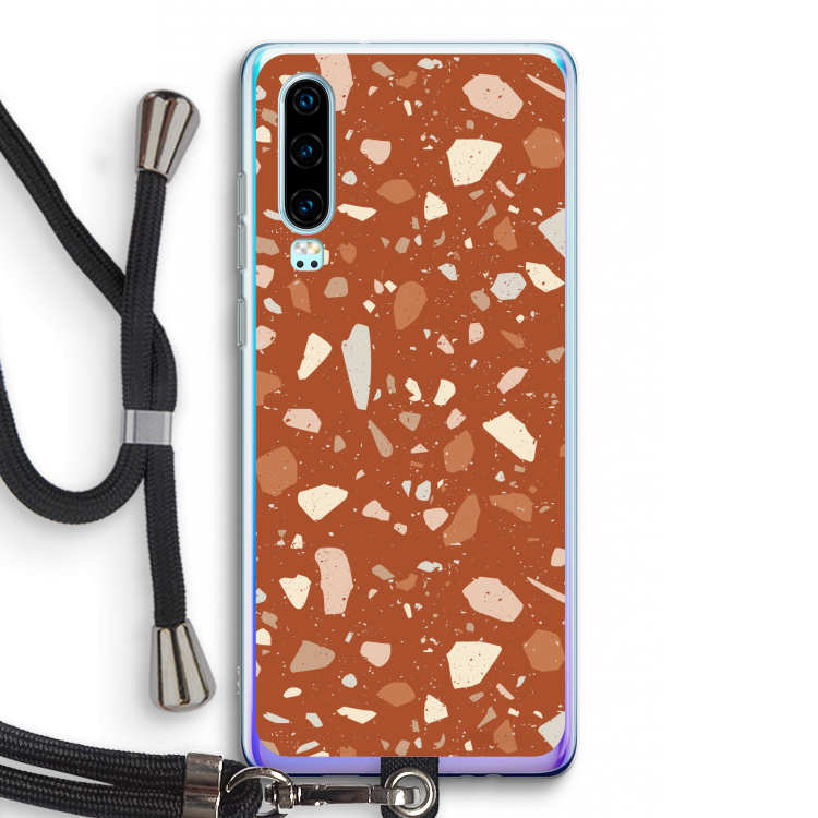 Terrazzo N°22: Huawei P30 Transparant Hoesje met koord