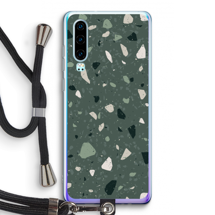 Terrazzo N°19: Huawei P30 Transparant Hoesje met koord
