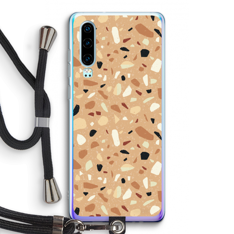 Terrazzo N°17: Huawei P30 Transparant Hoesje met koord