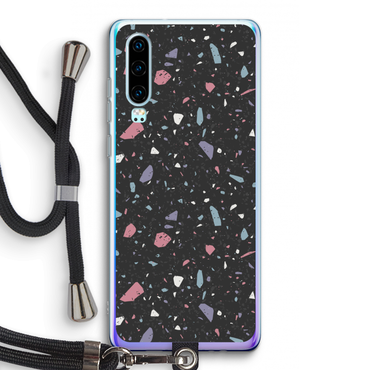 Terrazzo N°16: Huawei P30 Transparant Hoesje met koord