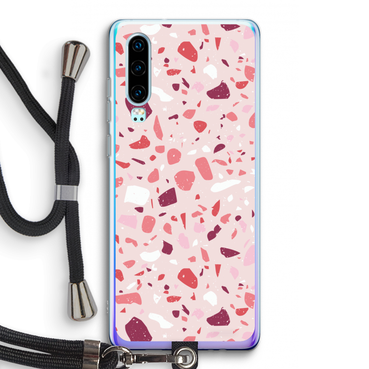 Terrazzo N°15: Huawei P30 Transparant Hoesje met koord