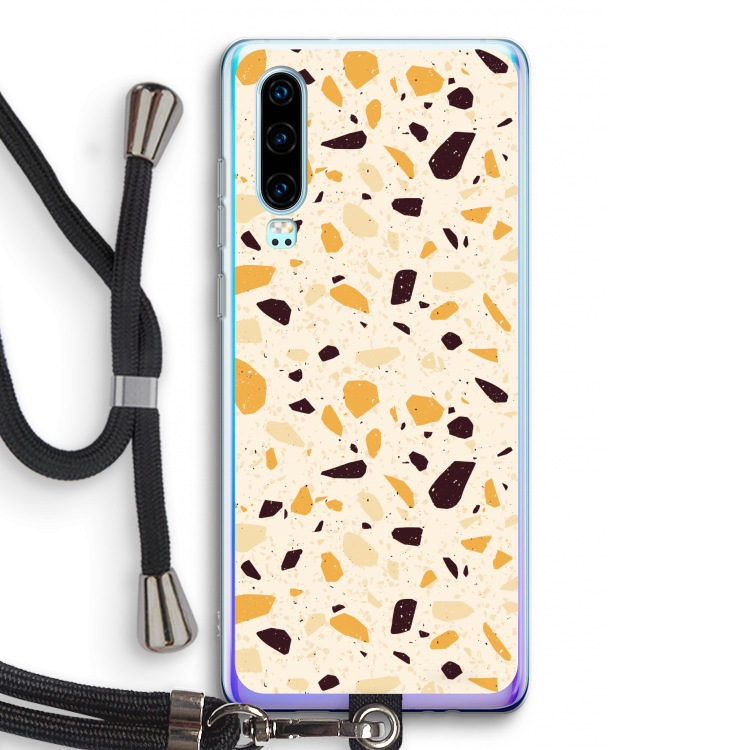 Terrazzo N°13: Huawei P30 Transparant Hoesje met koord