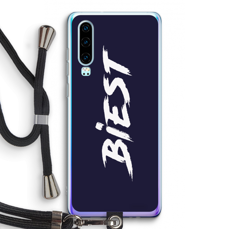 Biest: Huawei P30 Transparant Hoesje met koord