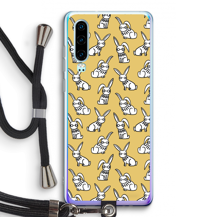 Haas: Huawei P30 Transparant Hoesje met koord