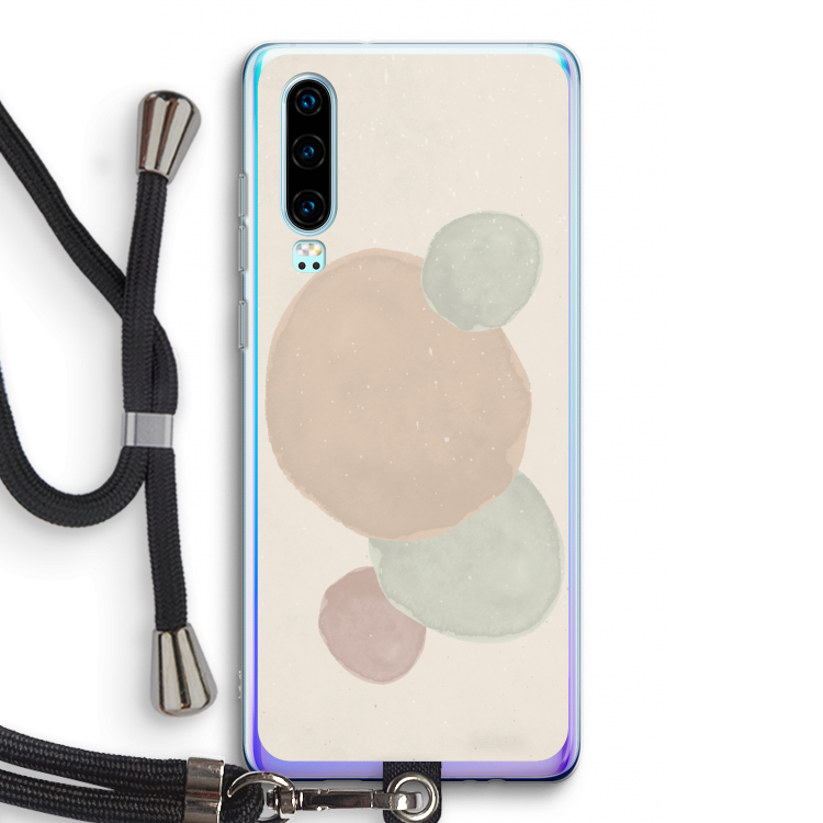 Geo #9: Huawei P30 Transparant Hoesje met koord
