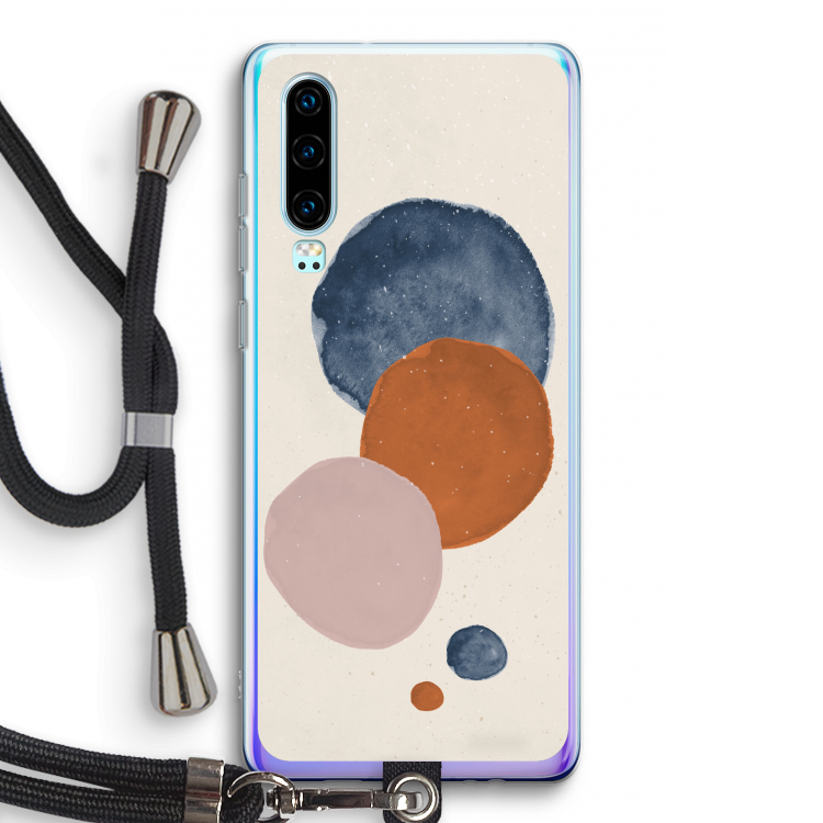 Geo #4: Huawei P30 Transparant Hoesje met koord