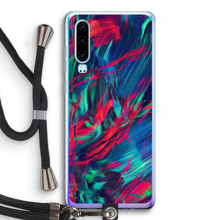 Pilgrims Of The Sea: Huawei P30 Transparant Hoesje met koord
