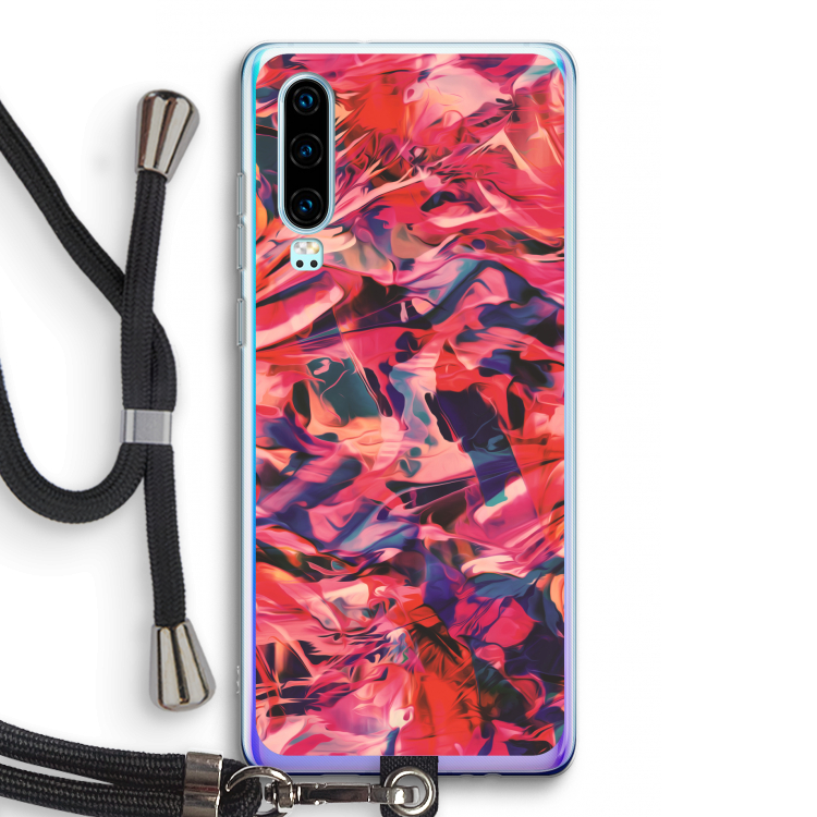 California: Huawei P30 Transparant Hoesje met koord