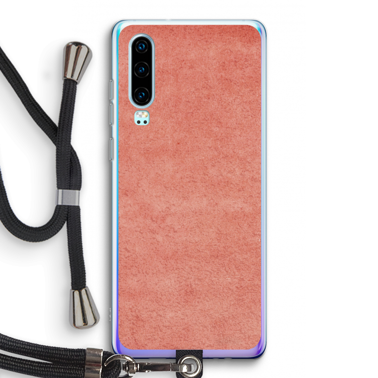 Marrakech Walls: Huawei P30 Transparant Hoesje met koord