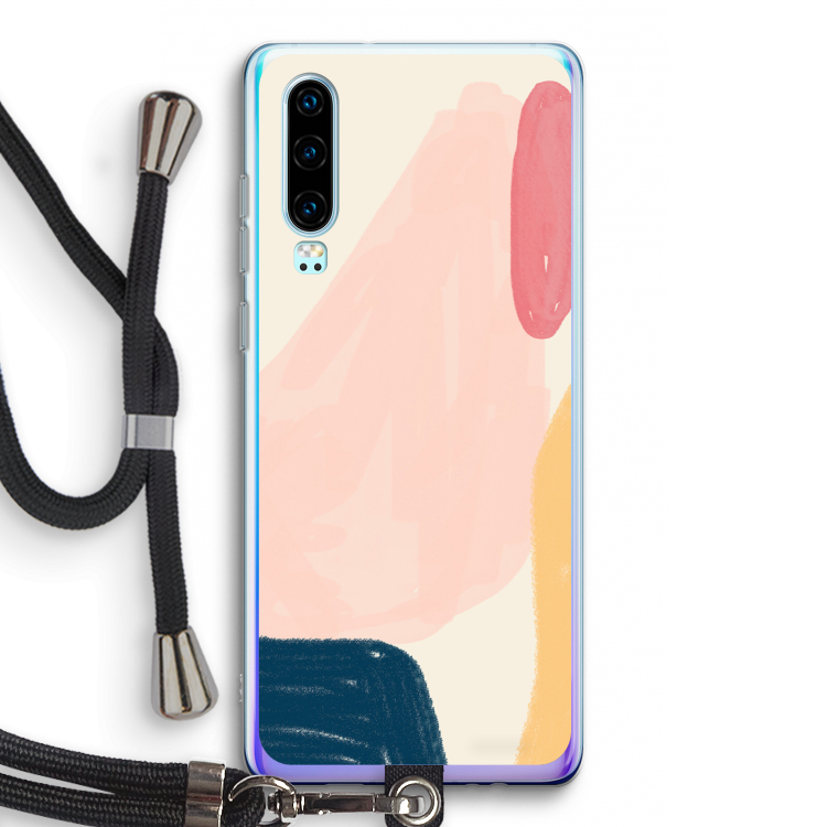 Saturday Flow: Huawei P30 Transparant Hoesje met koord