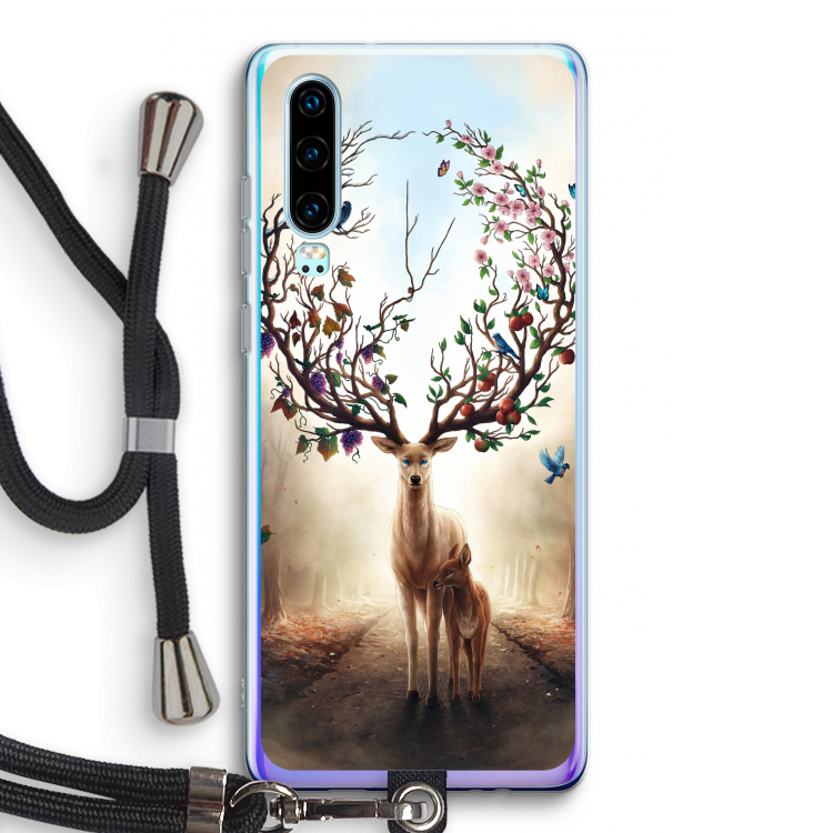 Seasons Change: Huawei P30 Transparant Hoesje met koord