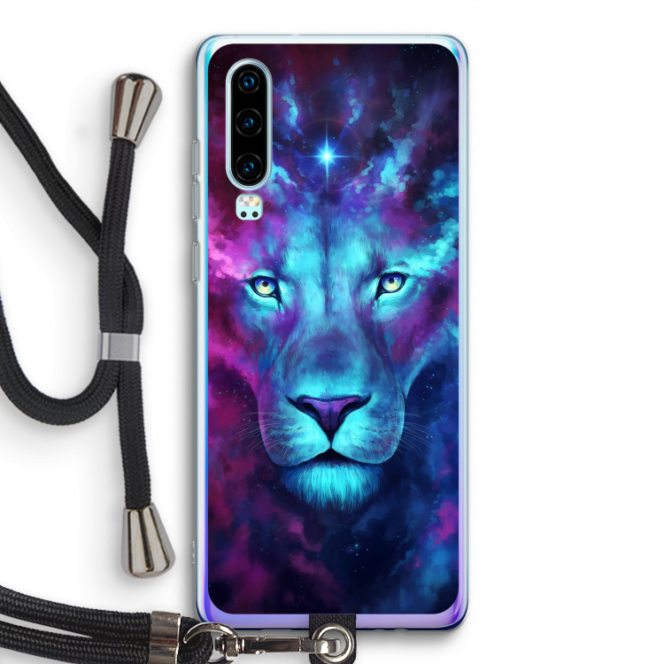 Firstborn: Huawei P30 Transparant Hoesje met koord
