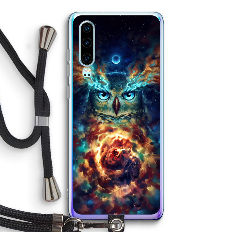 Aurowla: Huawei P30 Transparant Hoesje met koord