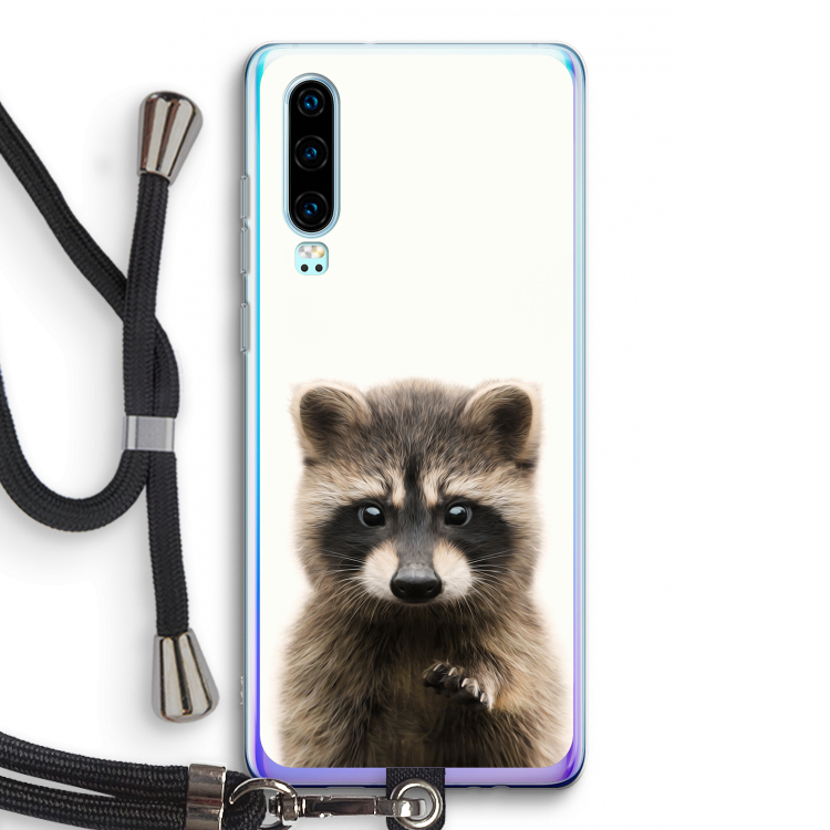 Rocco: Huawei P30 Transparant Hoesje met koord
