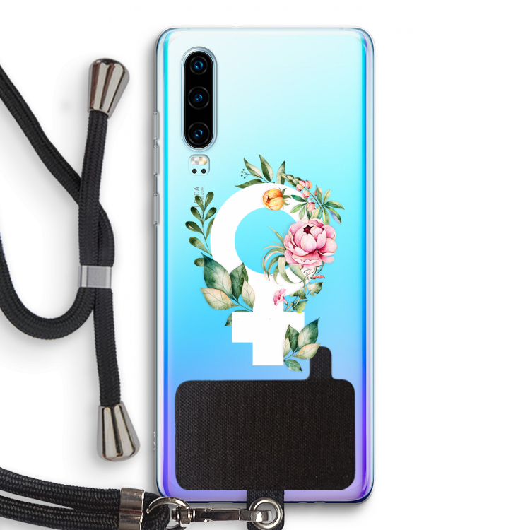 Venus: Huawei P30 Transparant Hoesje met koord