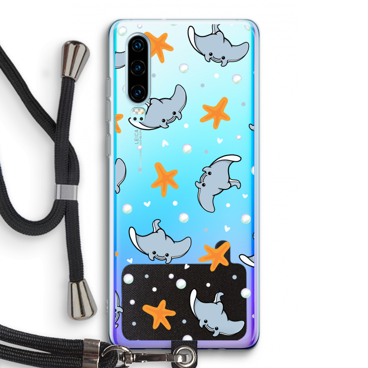 Manta: Huawei P30 Transparant Hoesje met koord