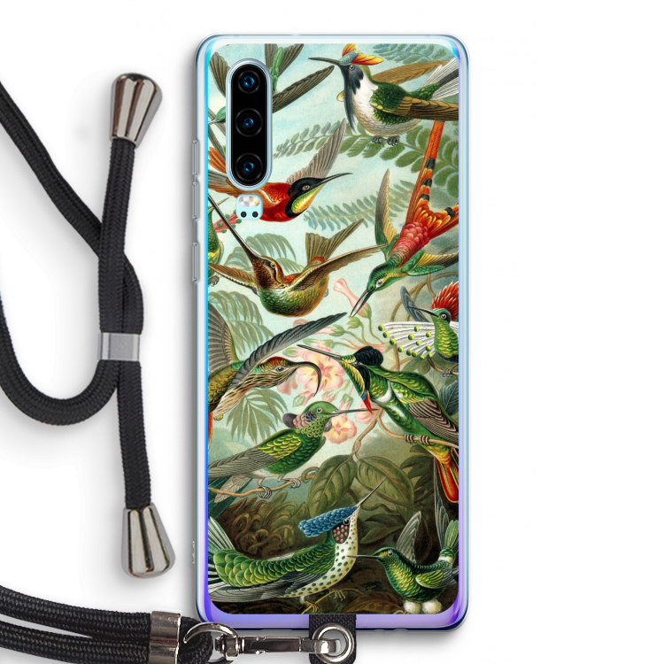 Haeckel Trochilidae: Huawei P30 Transparant Hoesje met koord