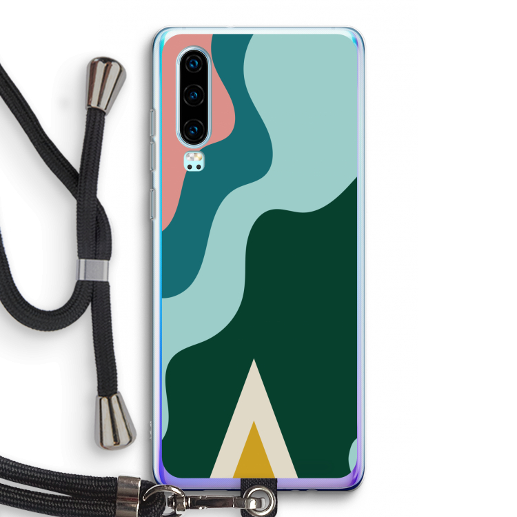 Noor B: Huawei P30 Transparant Hoesje met koord