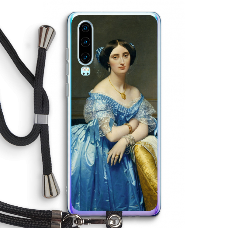 Eleonore: Huawei P30 Transparant Hoesje met koord