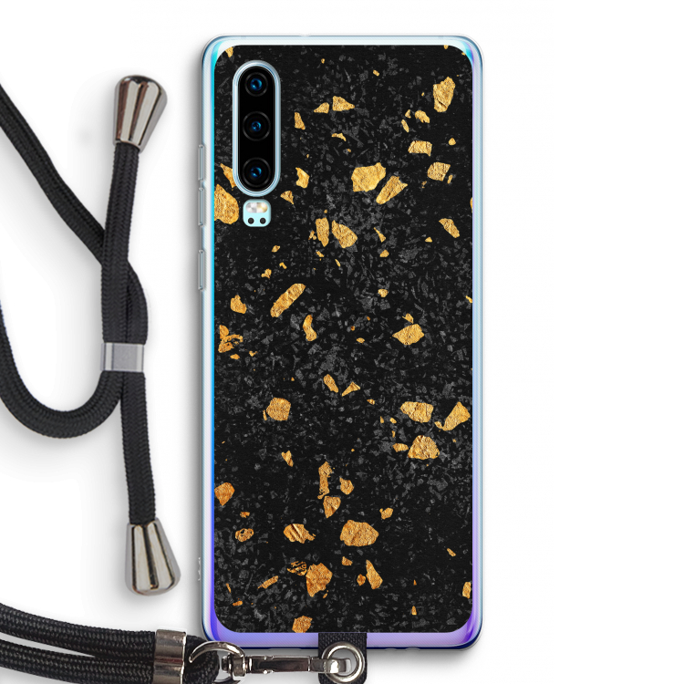 Terrazzo N°7: Huawei P30 Transparant Hoesje met koord