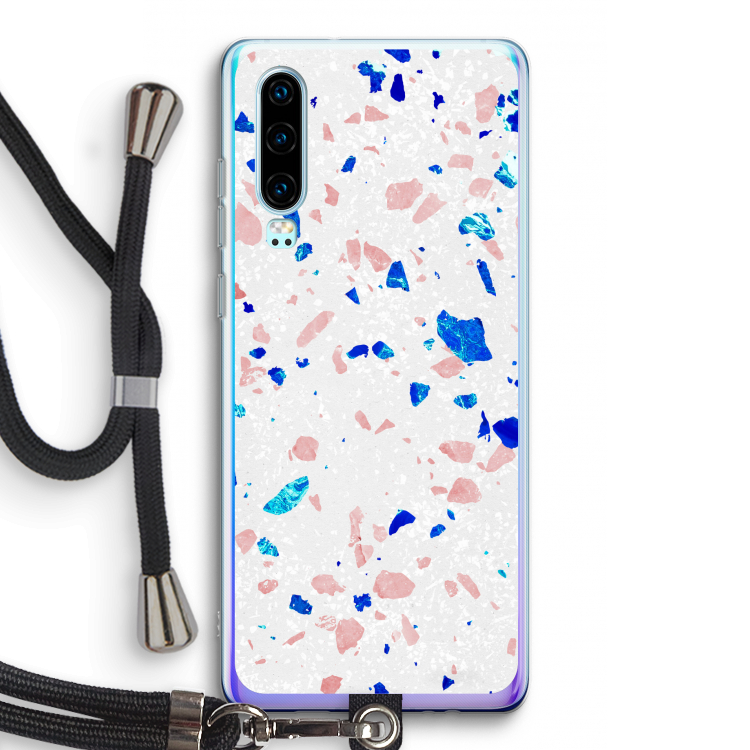 Terrazzo N°6: Huawei P30 Transparant Hoesje met koord