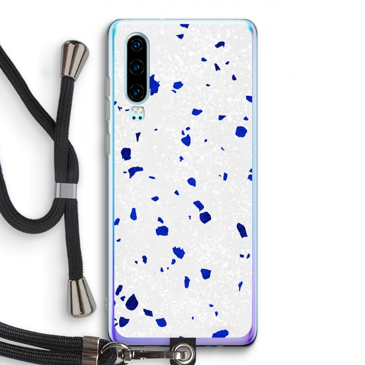 Terrazzo N°5: Huawei P30 Transparant Hoesje met koord