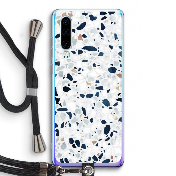 Terrazzo N°1: Huawei P30 Transparant Hoesje met koord