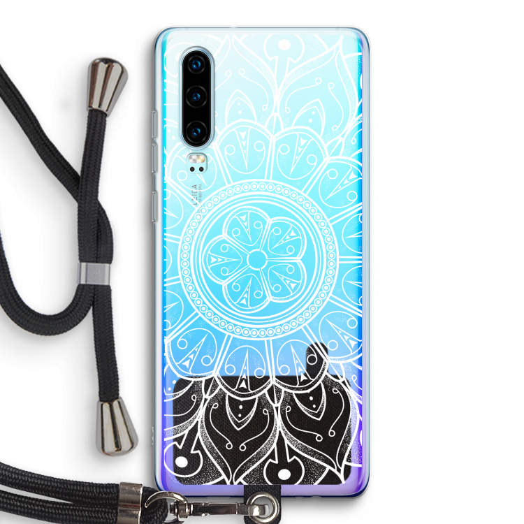 Roses Are Red: Huawei P30 Transparant Hoesje met koord