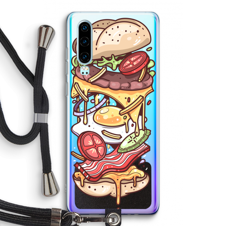 Diet Coke Please: Huawei P30 Transparant Hoesje met koord