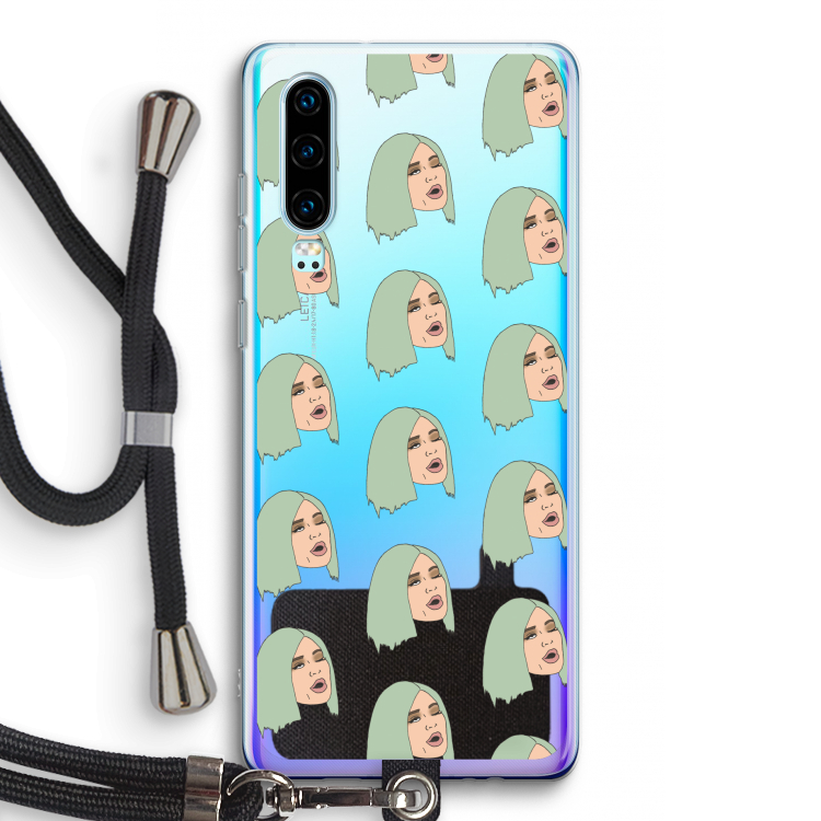 King Kylie: Huawei P30 Transparant Hoesje met koord